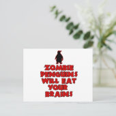 ZombiePenguins Postkarte (Stehend Vorderseite)