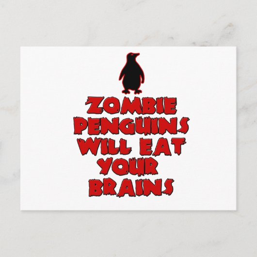 ZombiePenguins Postkarte (Vorderseite)