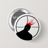 Zombieplatscher Hauptknopf Button (Vorne & Hinten)