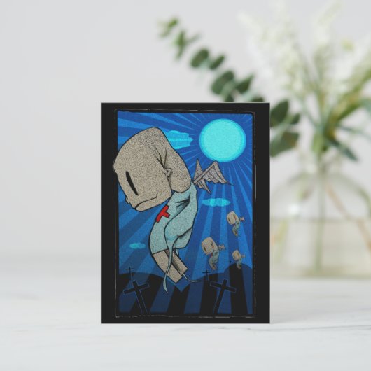 Zombies 2012 postkarte (Stehend Vorderseite)