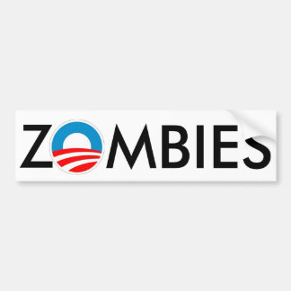 ZOMBIES 4 Obama-Schlamm Autoaufkleber