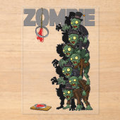 zombies acryleinladungen (Vorderseite)