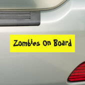 Zombies an Bord Autoaufkleber (Auf Auto)