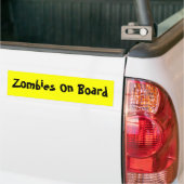 Zombies an Bord Autoaufkleber (Auf Lkw)
