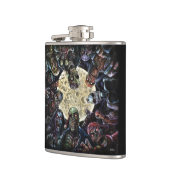 Zombies-Angriff (Zombie-Horde) Flachmann (Links)