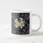 Zombies-Angriff (Zombie-Horde) Jumbo-Tasse (Rechts)