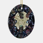 Zombies-Angriff (Zombie-Horde) Keramikornament (Rechts)