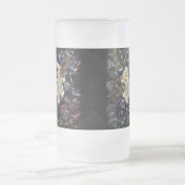 Zombies-Angriff (Zombie-Horde) Mattglas Bierglas (Mittel)