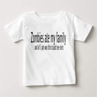 Zombies aßen meine Familie… Baby T-shirt