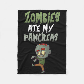 Zombies Ate My Pancreas T1d Type 1 Diabetes Girl K Fleecedecke