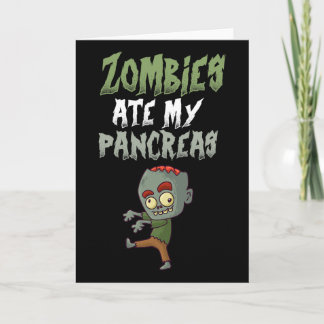 Zombies Ate My Pancreas T1d Type 1 Diabetes Girl K Karte
