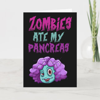 Zombies Ate My Pancreas T1d Type 1 Diabetes Girls  Karte