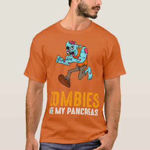 Zombies Ate My Pankreas T1D Typ 1 Diabetes Mädchen T-Shirt