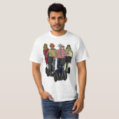Zombies auf Segways 2, leichtes Shirt (Vorne ganz)