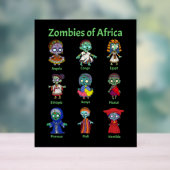 Zombies aus Afrika Acrylschild (Neutral)