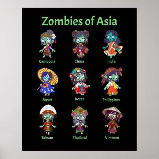 Zombies aus Asien Poster (Vorne)
