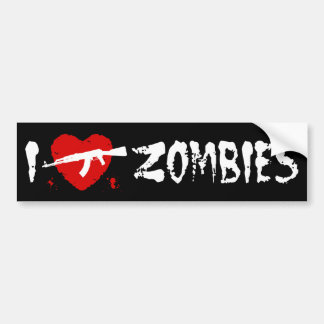 Zombies Autoaufkleber
