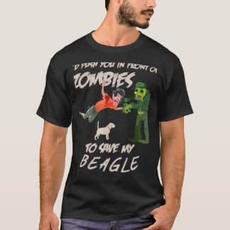 Zombies Beagle Niedlich Zombie T-Shirt