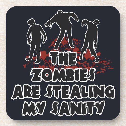 Zombies benutzerdefinierte Untersetzer (Vorderseite)