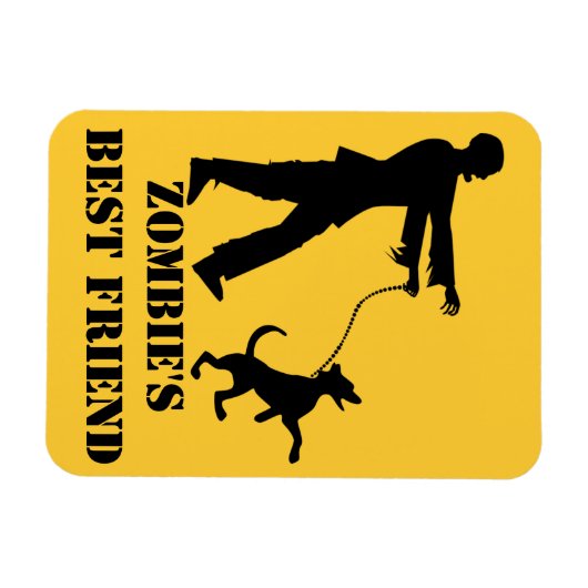 Zombie's bester Freund Magnet (Horizontal)