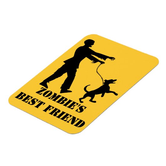 Zombie's bester Freund Magnet (Linke Seite)