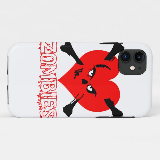 Zombies Case-Mate iPhone Hülle (Rückseite (Horizontal))