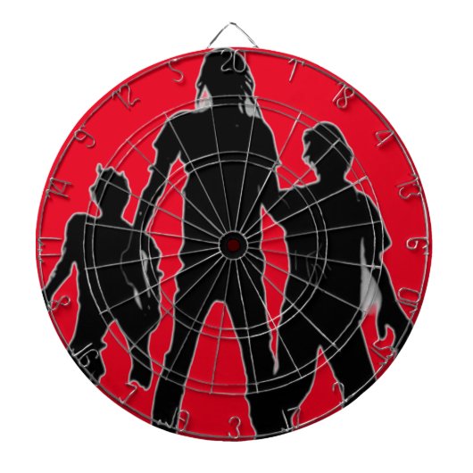 Zombies Dartboard Dartscheibe (vorne)