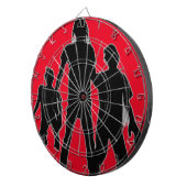 Zombies Dartboard Dartscheibe (Vorderseite rechts)