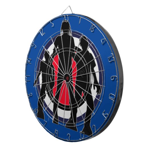 Zombies Dartboard Dartscheibe (Vorderseite rechts)