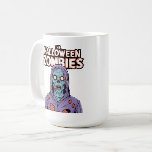 Zombies der Halloween-Tasse Kaffeetasse (Vorderseite Links)