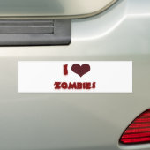 Zombies der Liebe I Autoaufkleber (Auf Auto)