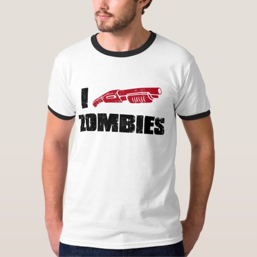 Zombies der Schrotflinte I T-Shirt (Vorderseite)