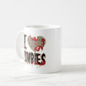 Zombies des Herzens I! Kaffeetasse (Vorderseite Links)