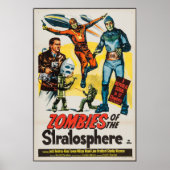 Zombies des Stratosphärenposters Poster (Vorne)
