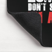 Zombies Don't E Me I'm A Mom Funny Zombie Lover Qu Mousepad (Ecke)