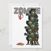 Zombies Einladung (Rückseite)