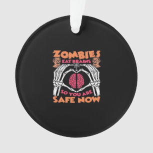 Zombies essen Brains Classic Ornament