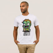 Zombies essen Brains T - Shirt (Vorne ganz)