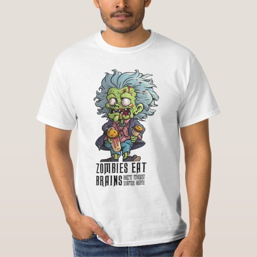 Zombies essen Brains T - Shirt Sweatshirt (Vorderseite)