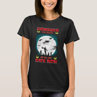 Zombies essen Gehirne, also Ihr sicherer T - Shirt