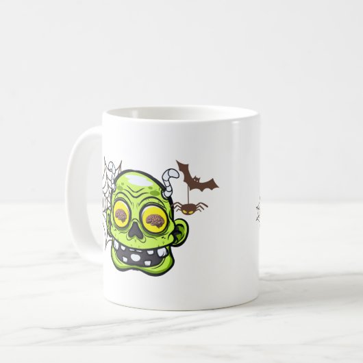 Zombies essen Gehirne, also sind Sie sichere klass Kaffeetasse (Vorderseite Links)