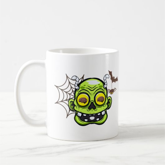 Zombies essen Gehirne, also sind Sie sichere klass Kaffeetasse (Links)