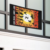Zombies essen Gehirne Banner (Äußeres Gebäude)