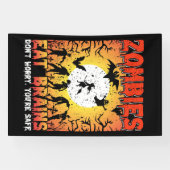 Zombies essen Gehirne Banner (Horizontal)