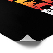 Zombies essen Gehirne Poster (Ecke)
