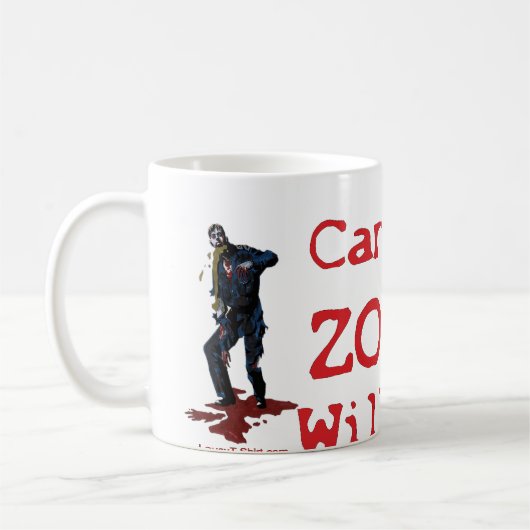 Zombies essen mich kaffeetasse (Links)