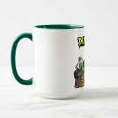 Zombies essen Pizza Tasse (Links)