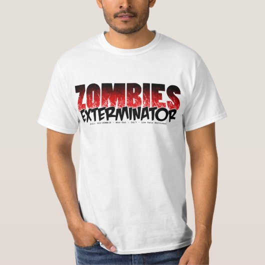 Zombies Exterminator T-Shirt (Vorderseite)