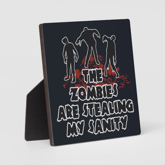 Zombies-Farbplakette Fotoplatte (Vorderseite)