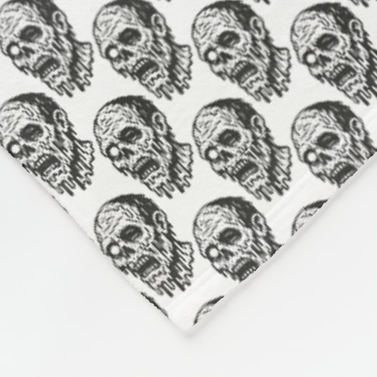 Zombies fleecedecke (Ecke)